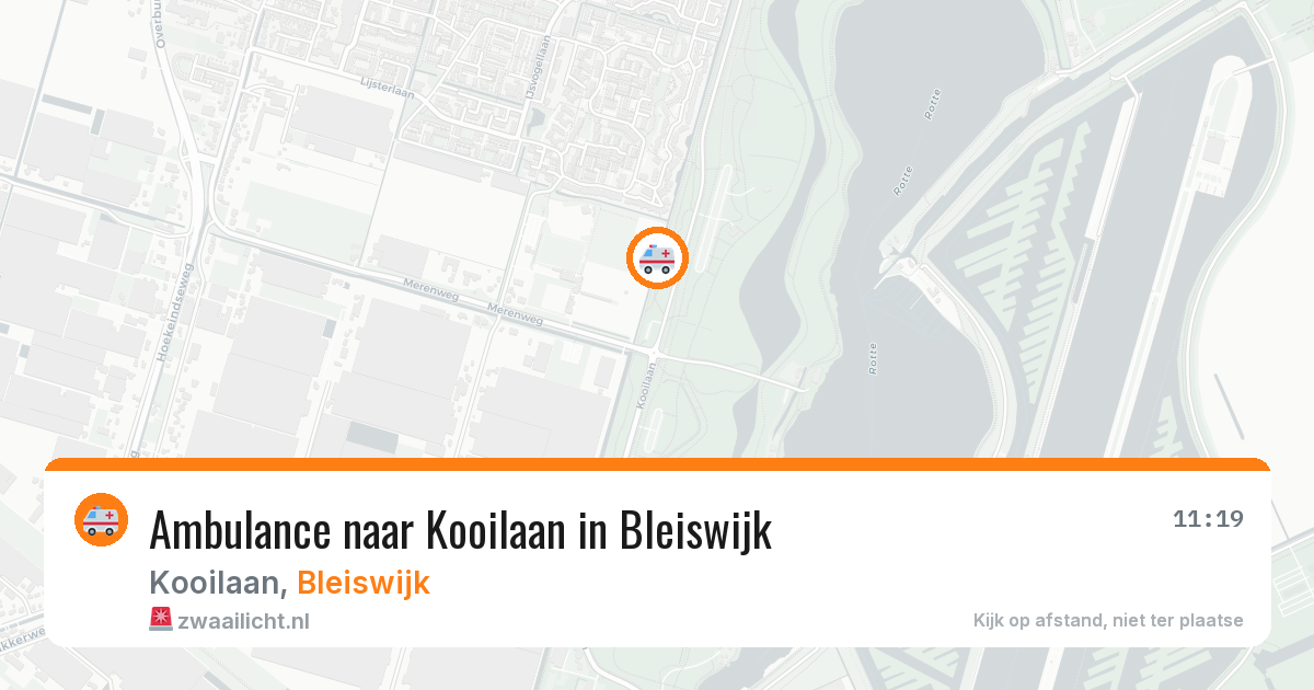 Ambulance naar Kooilaan in Bleiswijk — 14 jul 2026