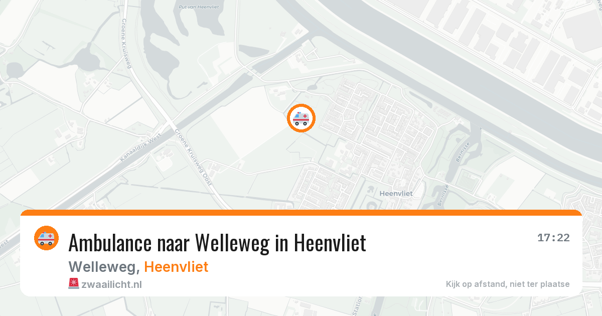 Ambulance naar Welleweg in Heenvliet — 12 mei 2026