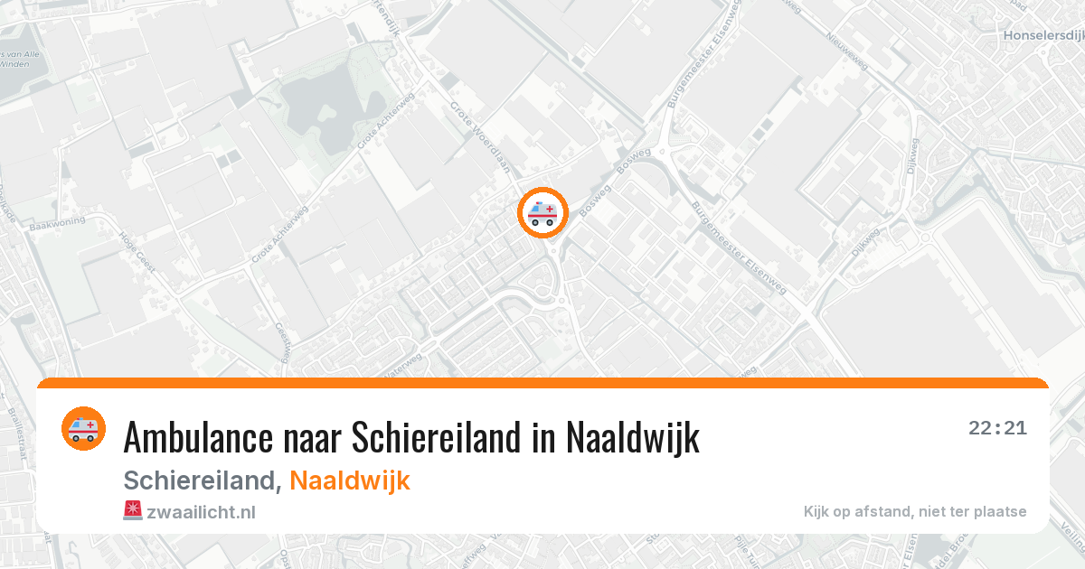 Ambulance naar Schiereiland in Naaldwijk — 4 jul 2026
