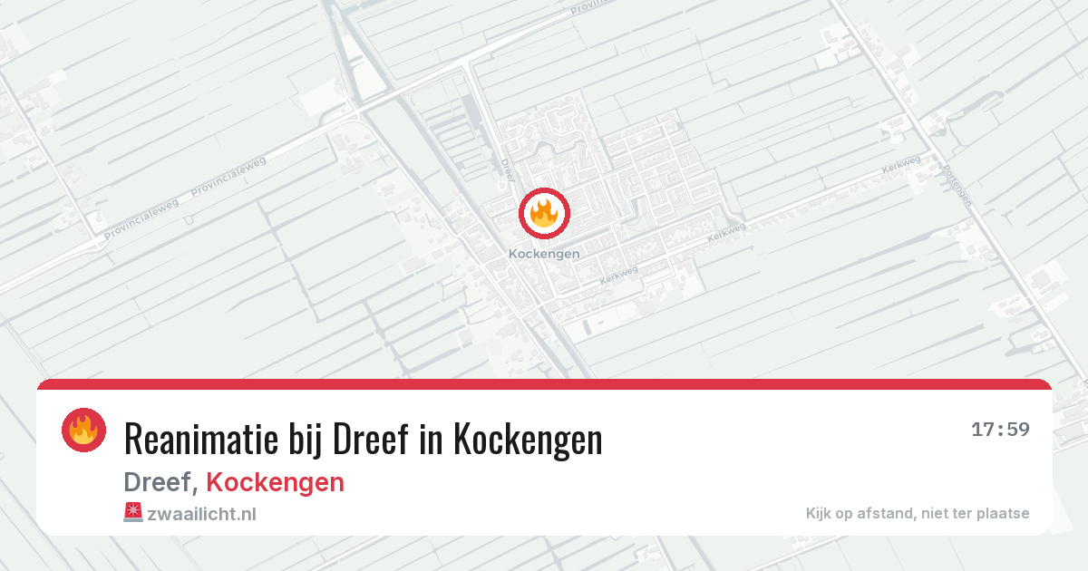 Reanimatie bij Dreef in Kockengen — 23 jun 2026