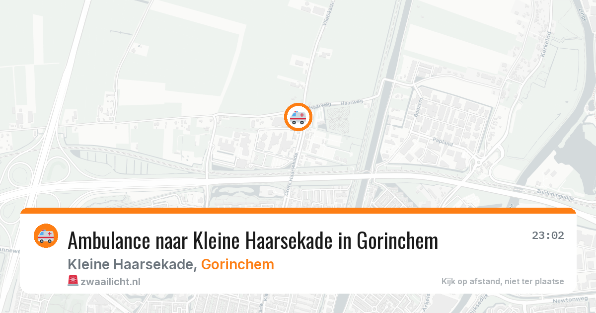 Ambulance naar Kleine Haarsekade in Gorinchem — 7 apr 2026