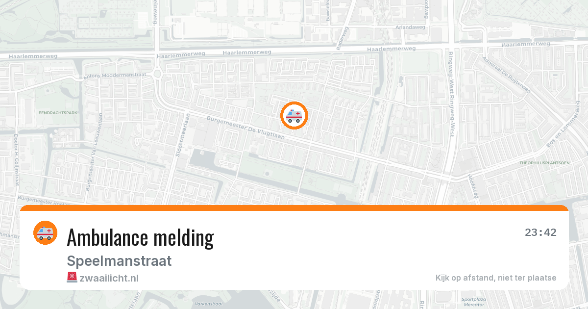 Ambulance melding — 5 mei 2026