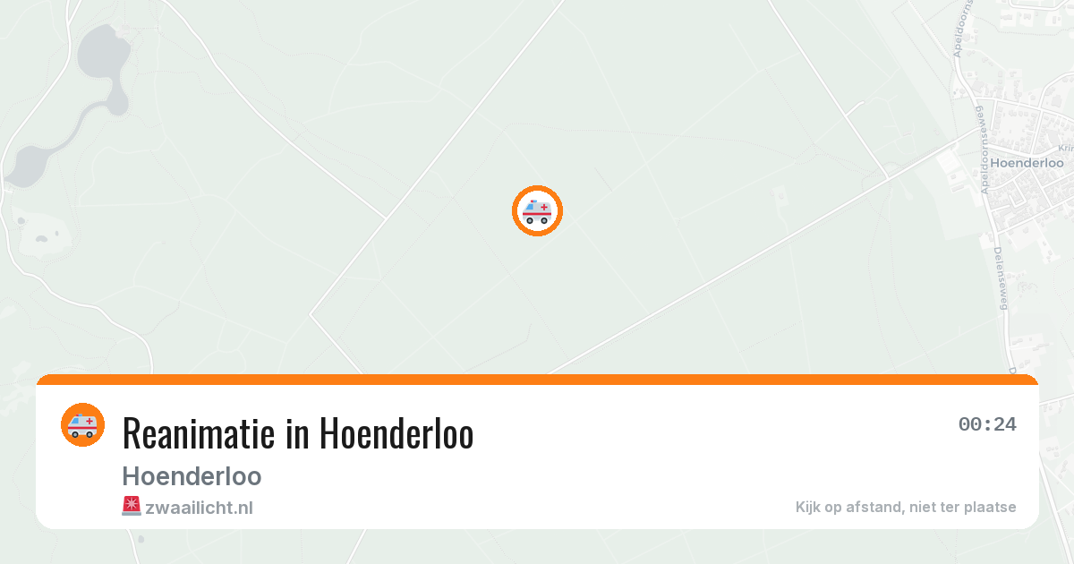 Reanimatie in Hoenderloo — 21 mei 2026