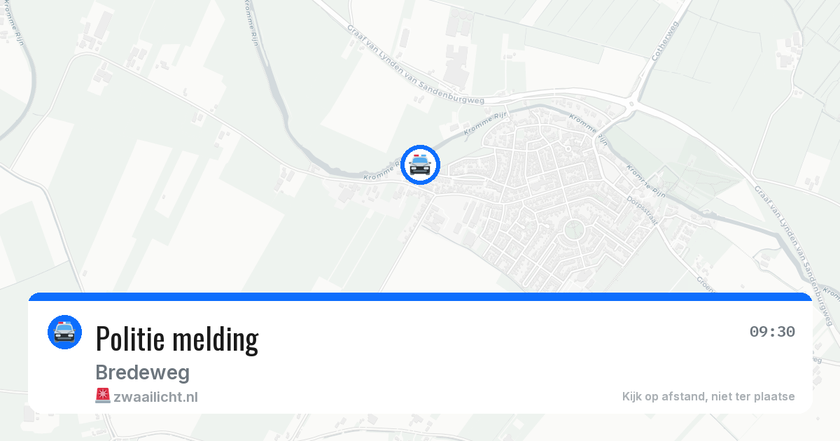 Politie melding — 25 apr 2026