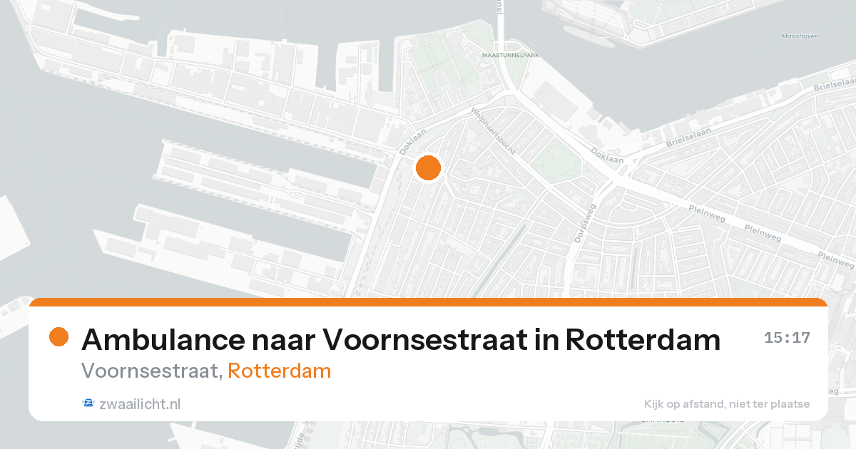 Ambulance naar Voornsestraat in Rotterdam — 4 jun 2026