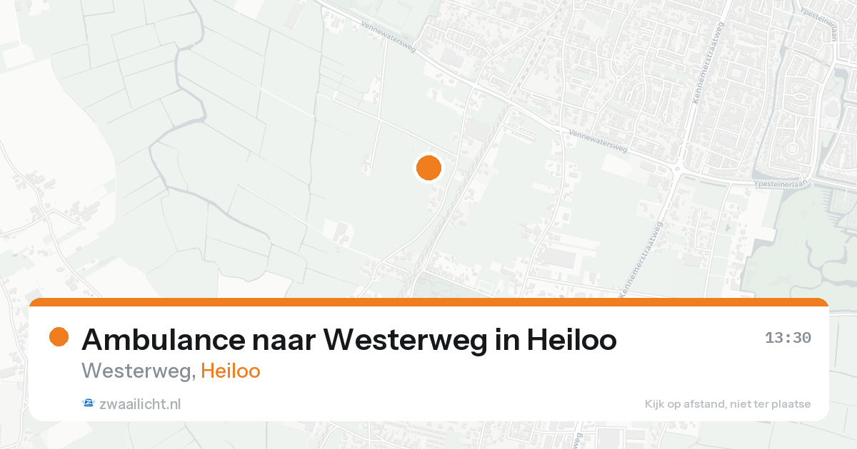 Ambulance naar Westerweg in Heiloo — 5 jun 2026