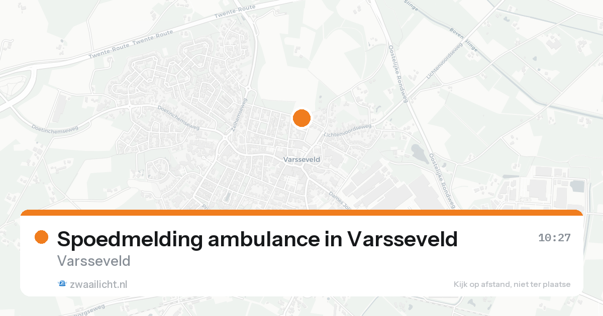 Spoedmelding ambulance in Varsseveld — 8 feb 2026
