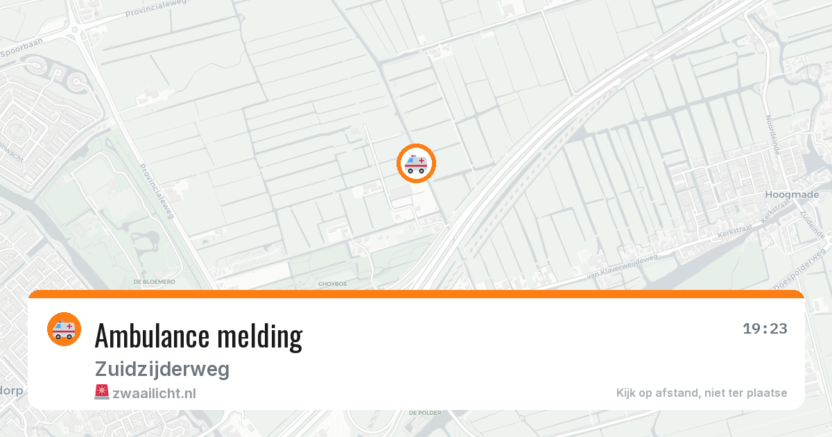 Ambulance melding — 8 feb 2026