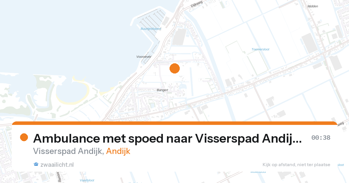 Ambulance met spoed naar Visserspad Andijk in Andijk — 11 jun 2026