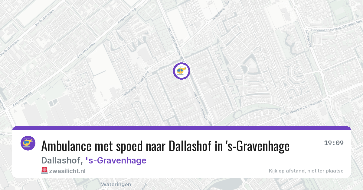 Ambulance met spoed naar Dallashof in 's-Gravenhage — 10 jun 2026