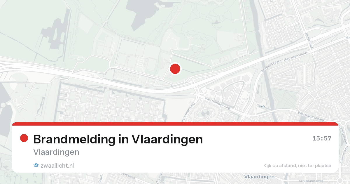 Brandmelding in Vlaardingen — 23 aug 2026