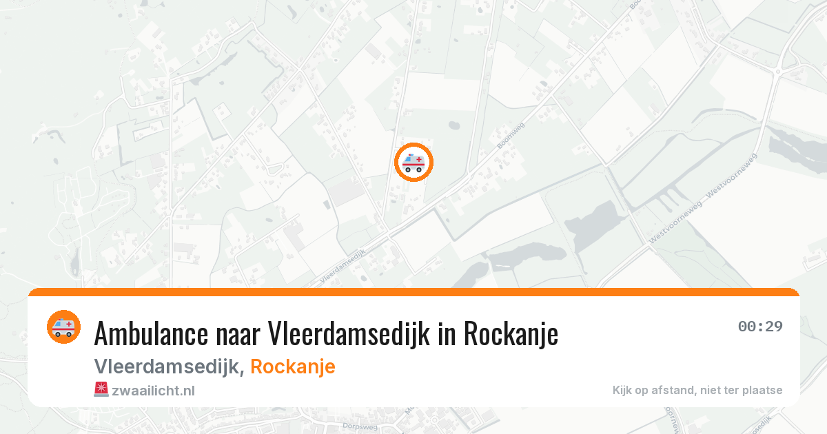 Ambulance naar Vleerdamsedijk in Rockanje — 11 aug 2026