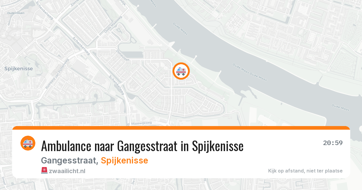 Ambulance naar Gangesstraat in Spijkenisse — 2 jul 2026