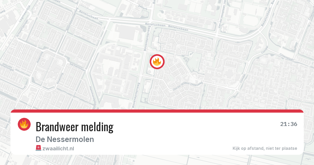 Brandweer melding — 16 apr 2026