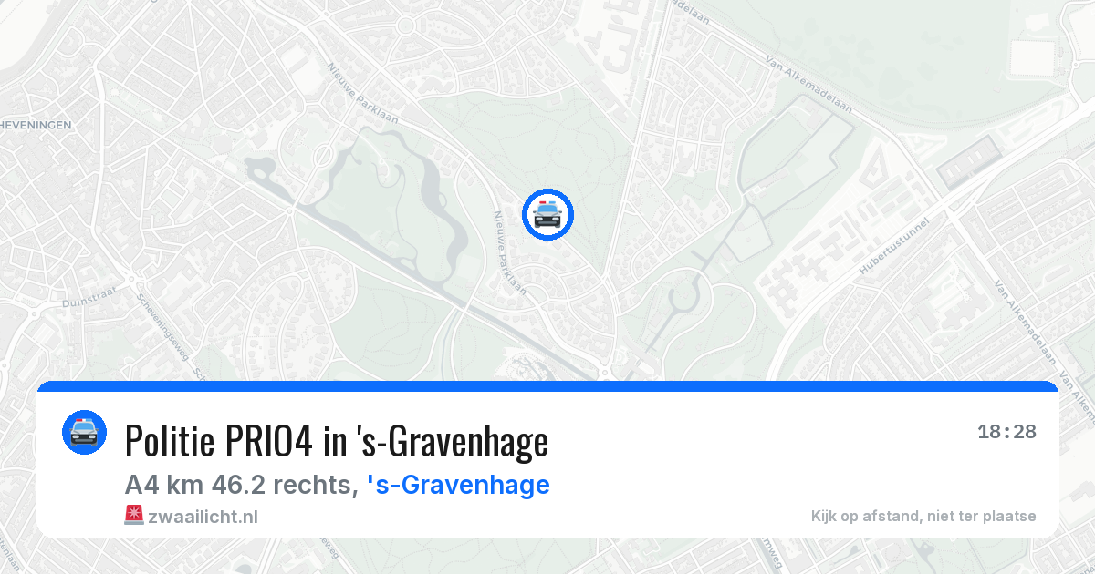Politie PRIO4 in 's-Gravenhage — 30 mrt 2026 | 🚨 Zwaailicht.nl