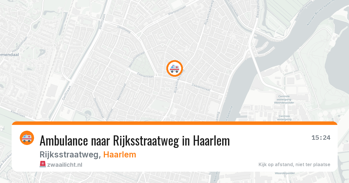 Ambulance naar Rijksstraatweg in Haarlem — 19 mrt 2026