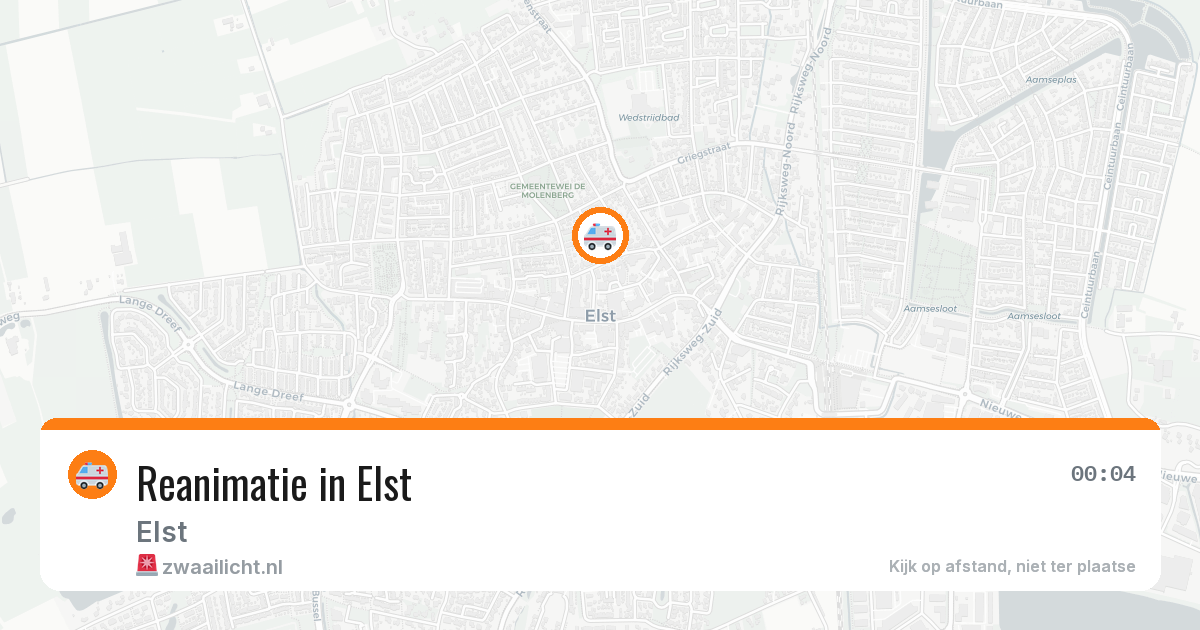 Reanimatie in Elst — 21 jul 2026