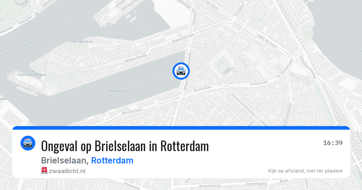 Ongeval op Brielselaan in Rotterdam — 5 jul 2026