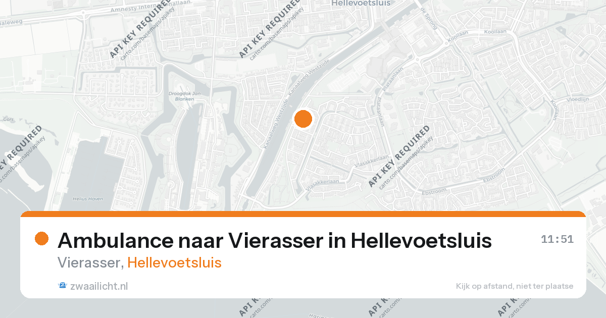 Ambulance naar Vierasser in Hellevoetsluis — 26 aug 2026
