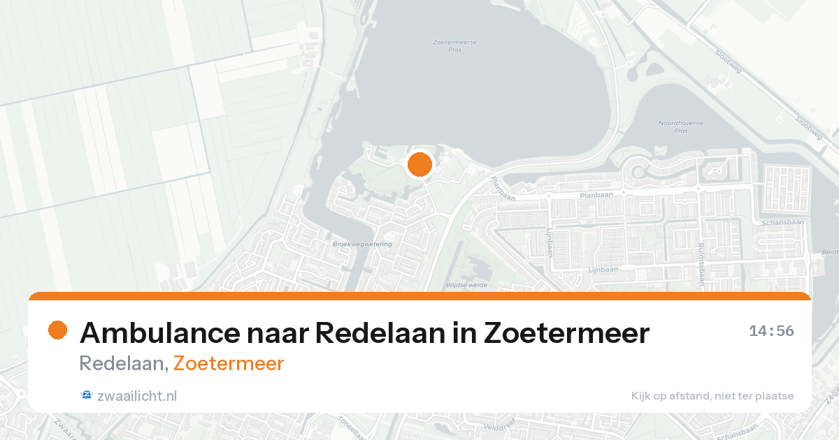 Ambulance naar Redelaan in Zoetermeer — 24 aug 2026