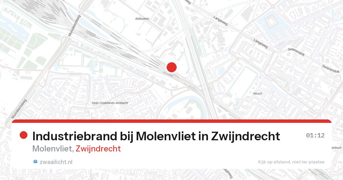 Industriebrand bij Molenvliet in Zwijndrecht — 1 feb 2026