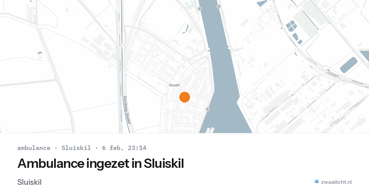 Ambulance ingezet in Sluiskil — 6 feb 2026