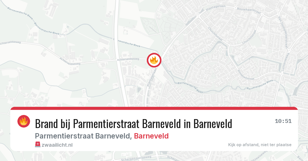 Brand bij Parmentierstraat Barneveld in Barneveld — 2 mrt 2026
