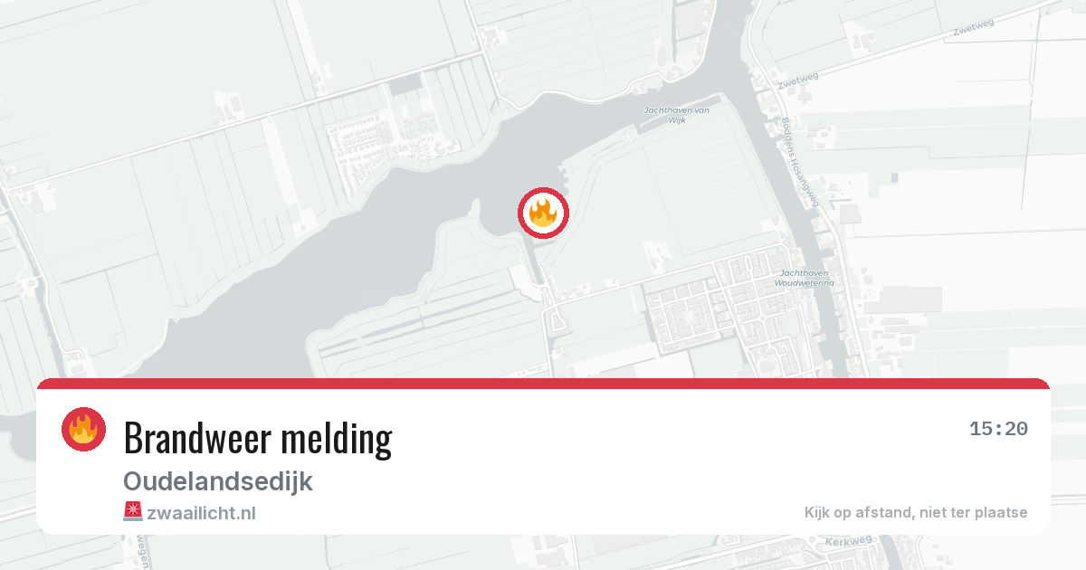 Brandweer melding — 24 jun 2026