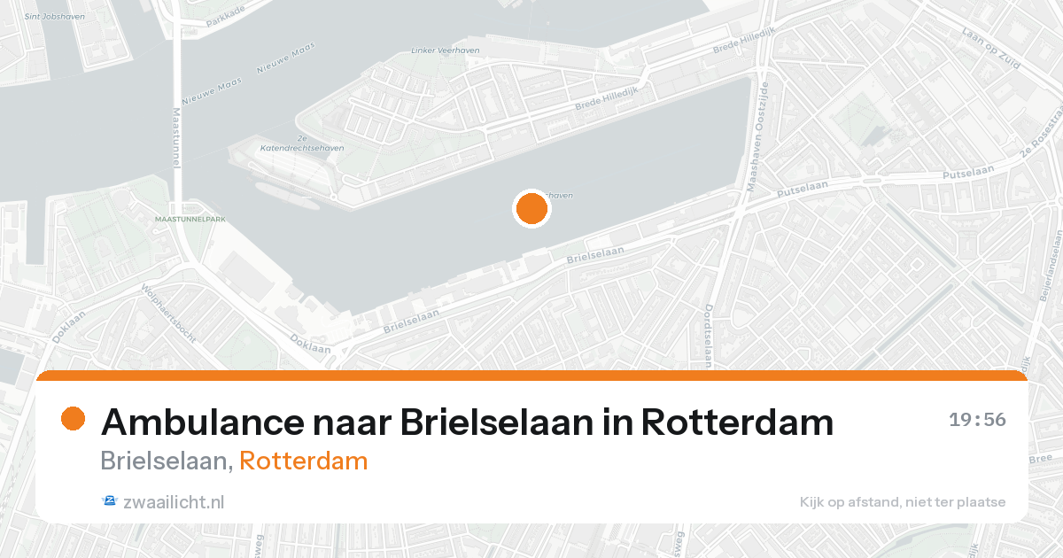 Ambulance naar Brielselaan in Rotterdam — 18 aug 2026