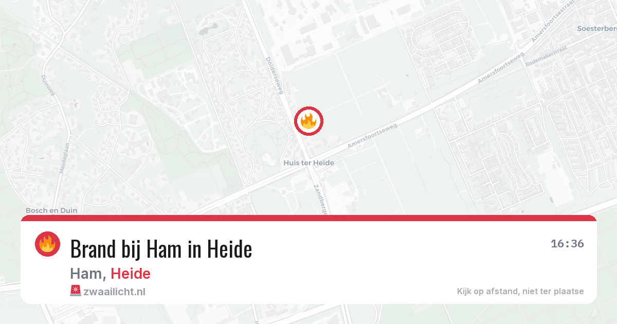 Brand bij Ham in Heide — 29 apr 2026