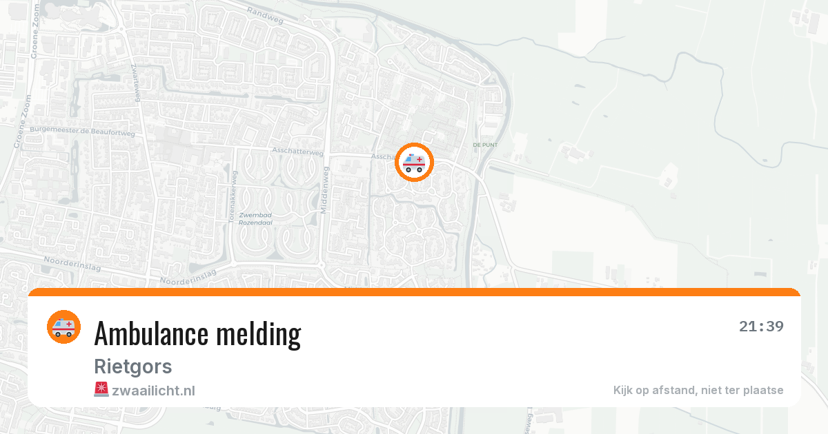 Ambulance melding — 26 jun 2026