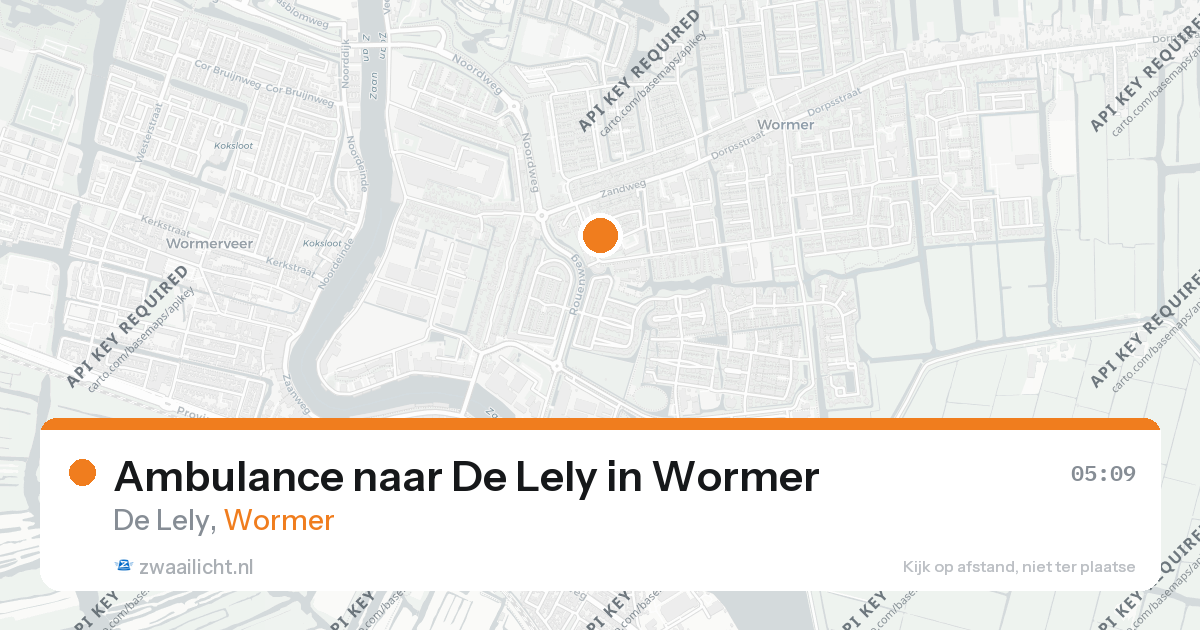 Ambulance naar De Lely in Wormer — 26 aug 2026