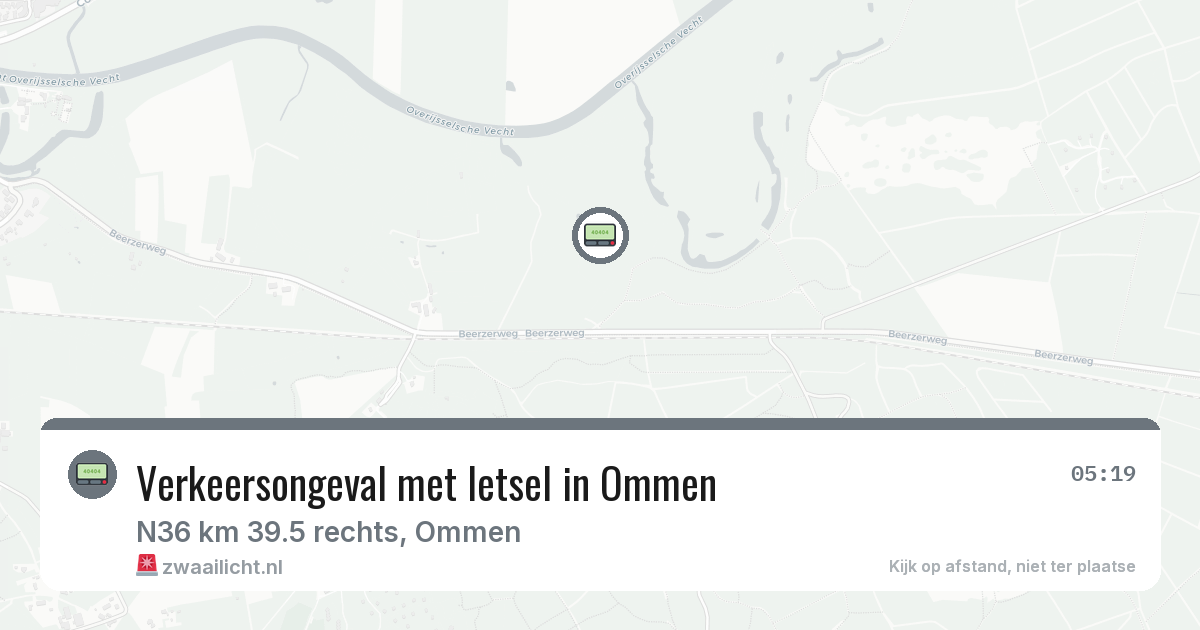 Verkeersongeval met letsel in Ommen — 4 aug 2026