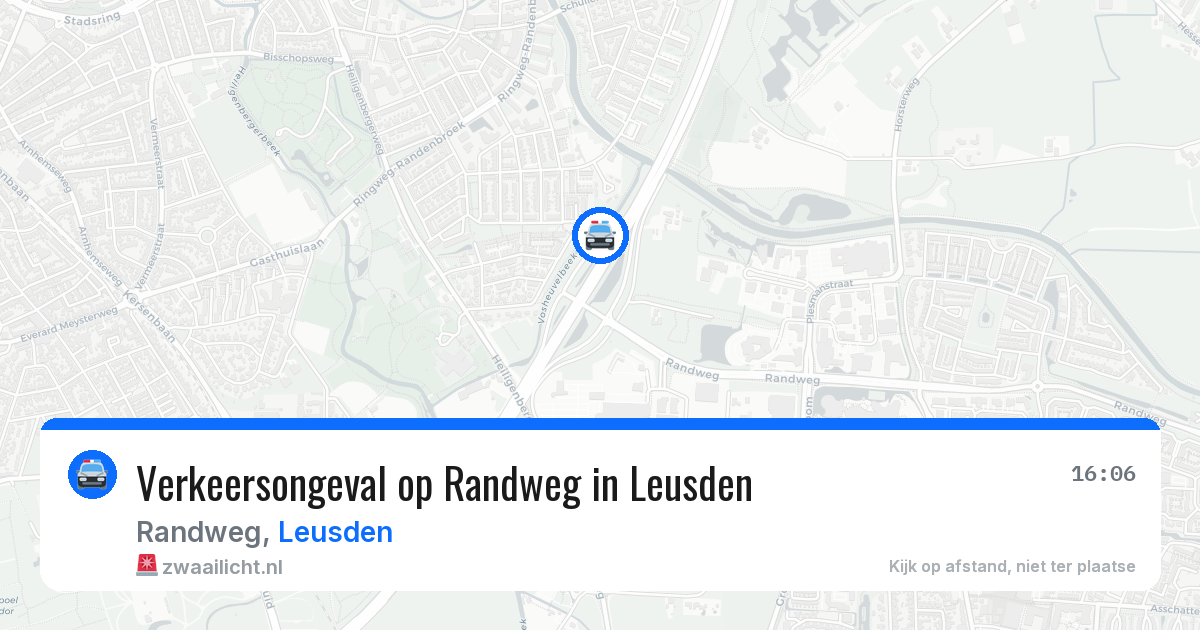 Verkeersongeval op Randweg in Leusden — 30 mei 2026