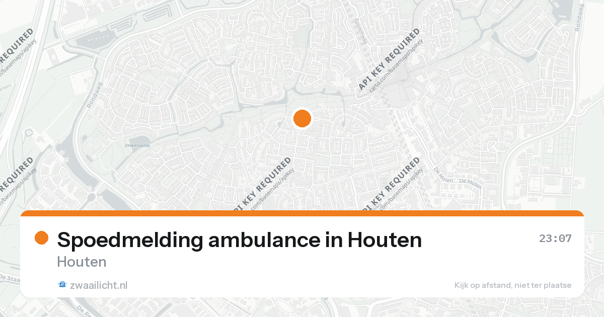 Spoedmelding ambulance in Houten — 8 apr 2026