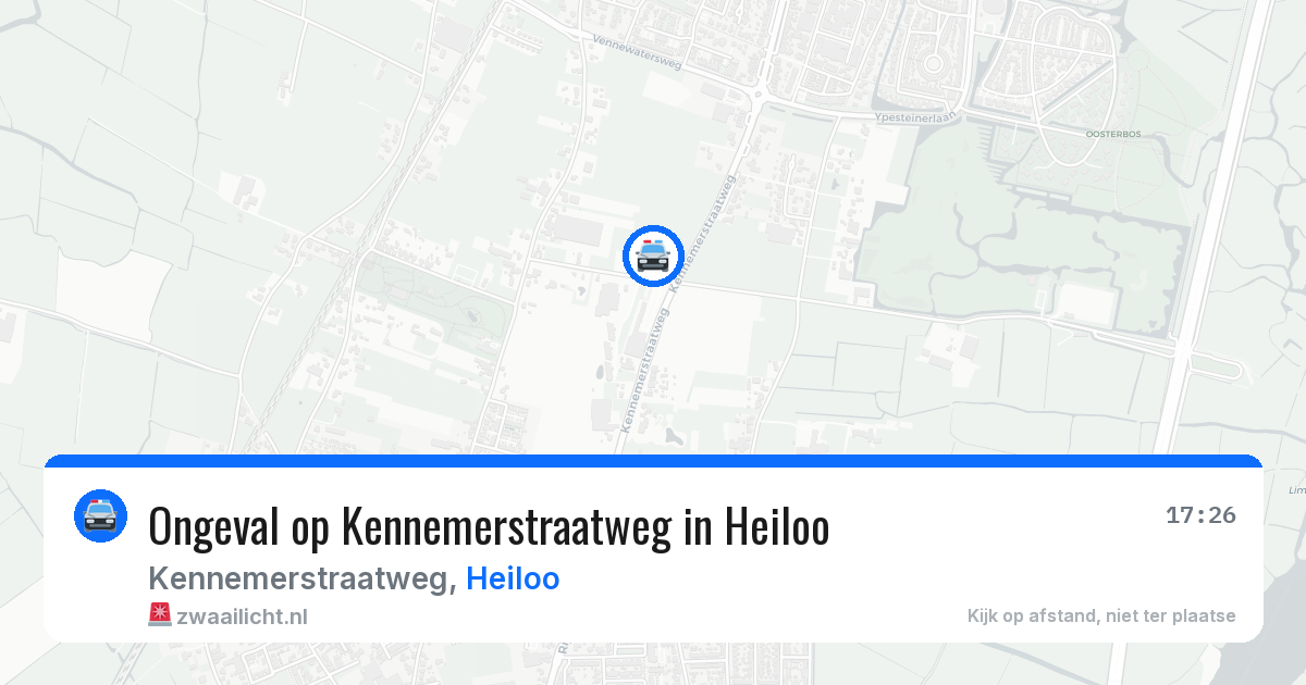 Ongeval op Kennemerstraatweg in Heiloo — 15 jul 2026
