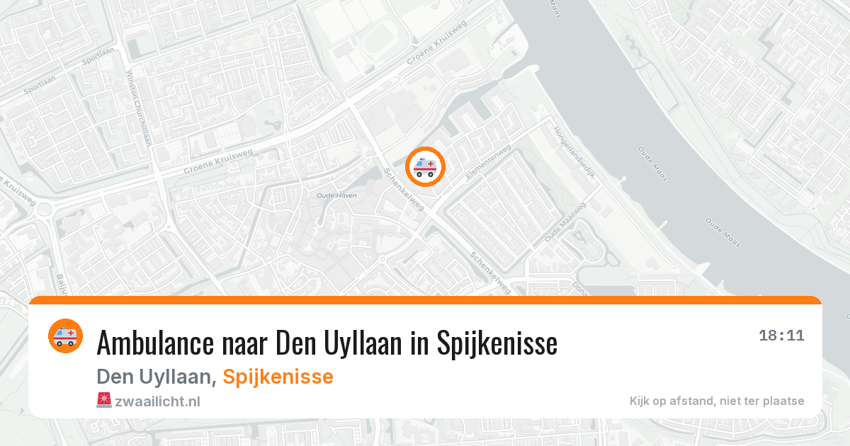 Ambulance naar Den Uyllaan in Spijkenisse — 1 apr 2026