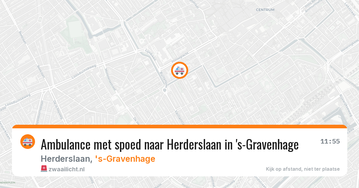 Ambulance met spoed naar Herderslaan in 's-Gravenhage — 23 apr 2026