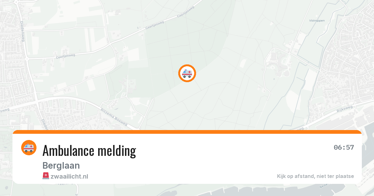 Ambulance melding — 29 jun 2026