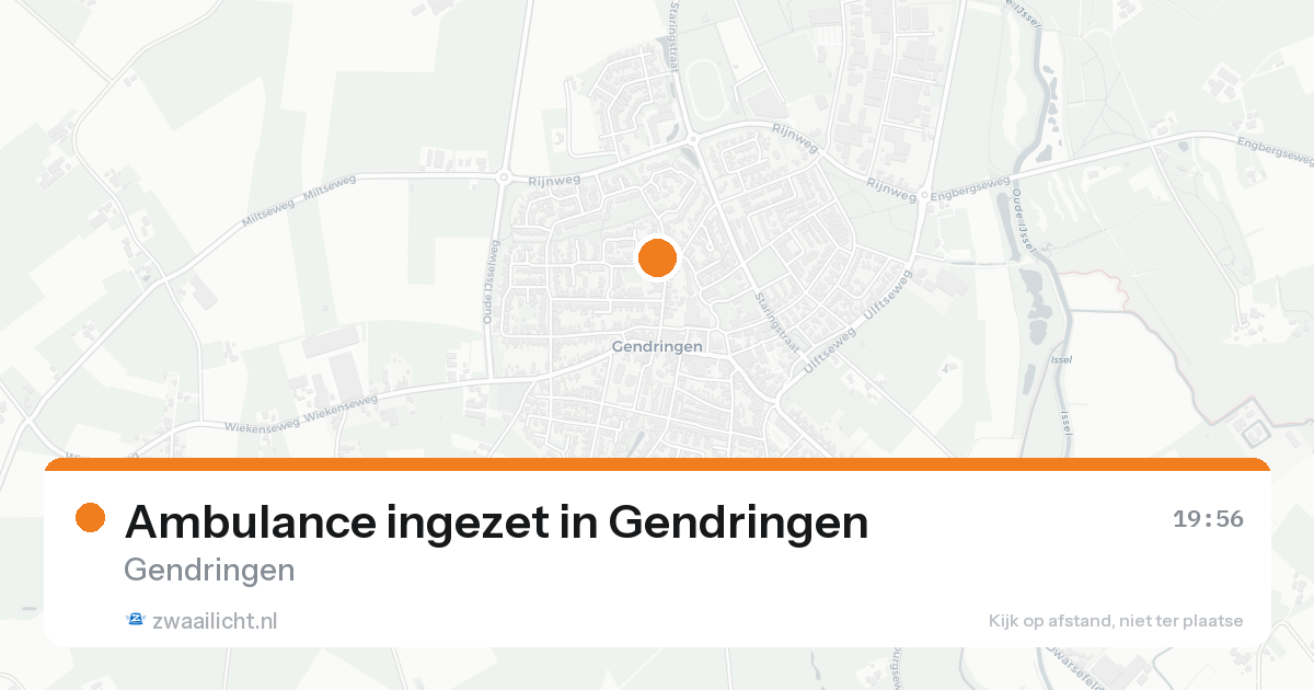 Ambulance ingezet in Gendringen — 31 jan 2026