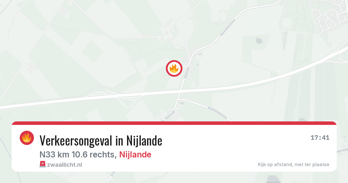 Verkeersongeval in Nijlande — 3 mrt 2026