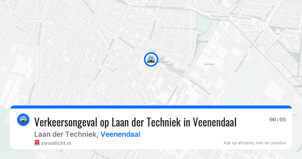 Verkeersongeval op Laan der Techniek in Veenendaal — 22 jun 2026