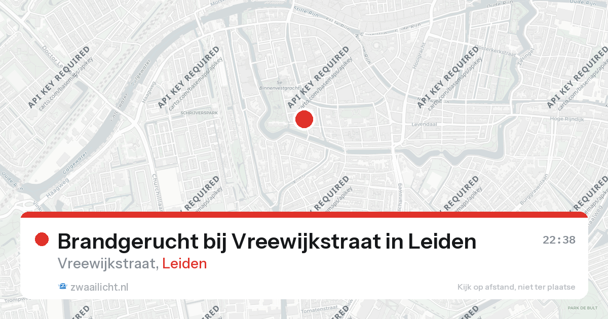Brandgerucht bij Vreewijkstraat in Leiden — 23 feb 2026