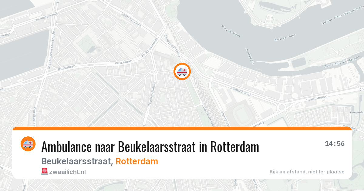 Ambulance naar Beukelaarsstraat in Rotterdam — 18 jun 2026