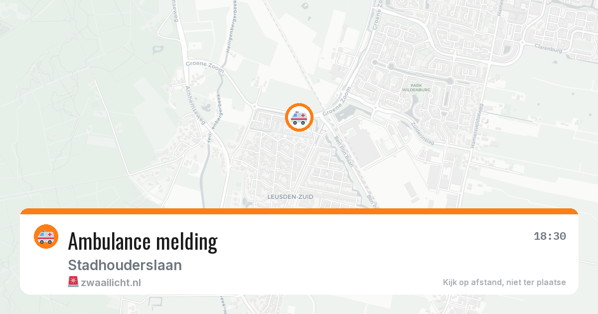 Ambulance melding — 31 jul 2026