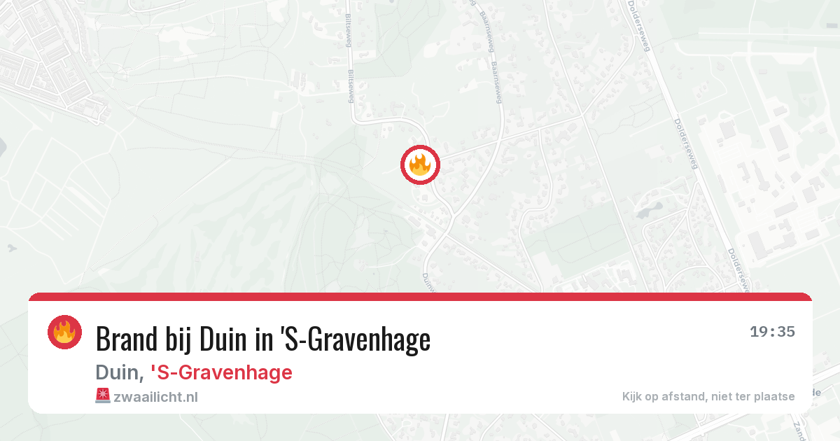 Brand bij Duin in 'S-Gravenhage — 11 aug 2026