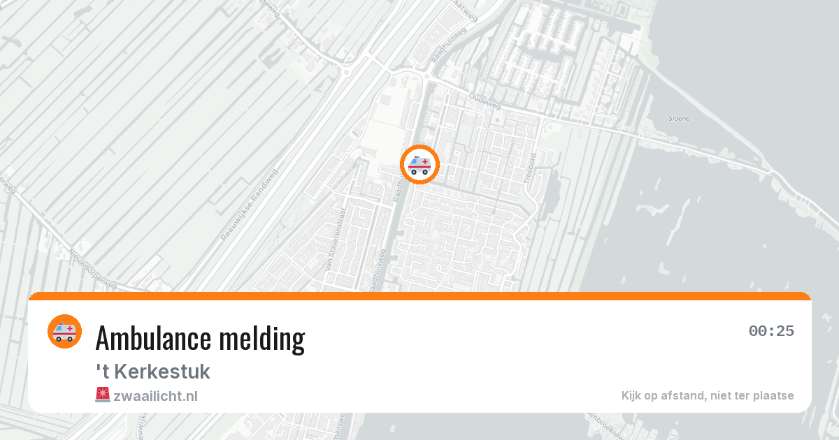 Ambulance melding — 15 jul 2026