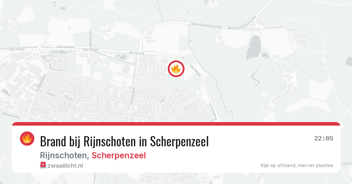 Brand bij Rijnschoten in Scherpenzeel — 28 jun 2026