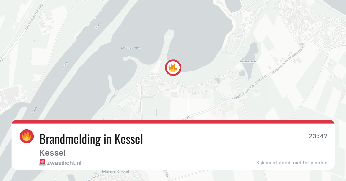 Brandmelding in Kessel — 29 apr 2026