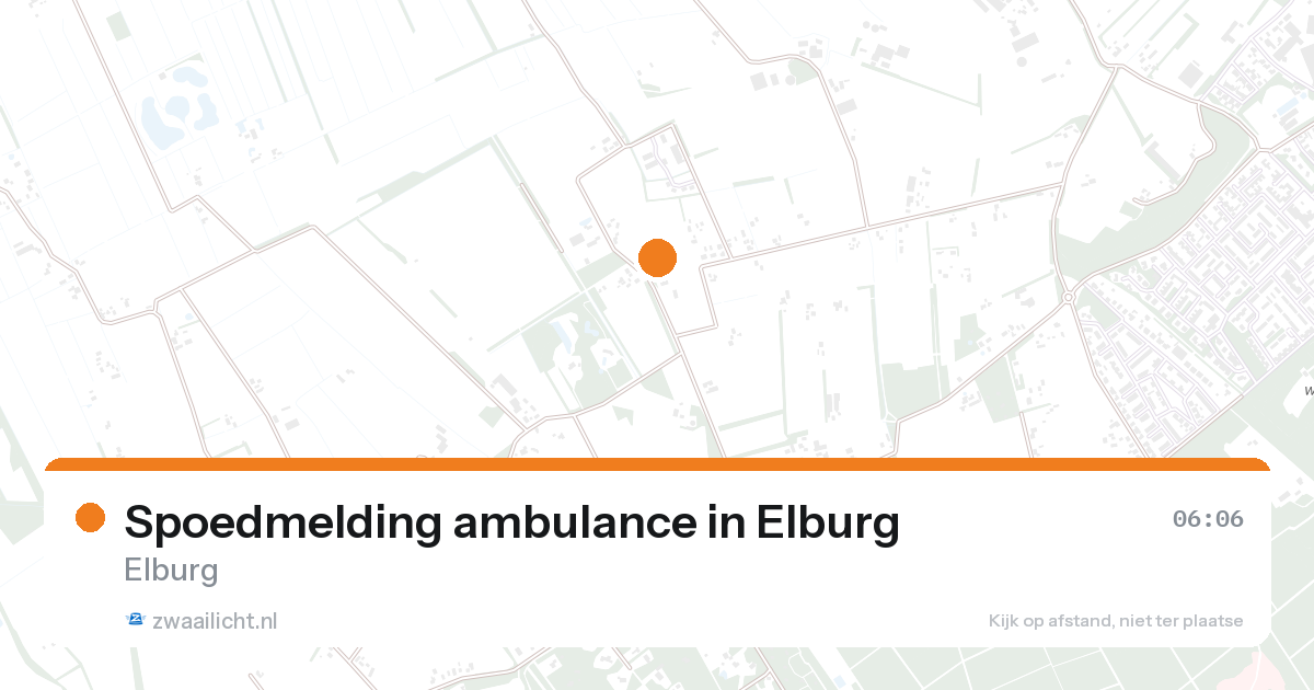 Spoedmelding ambulance in Elburg — 25 aug 2026